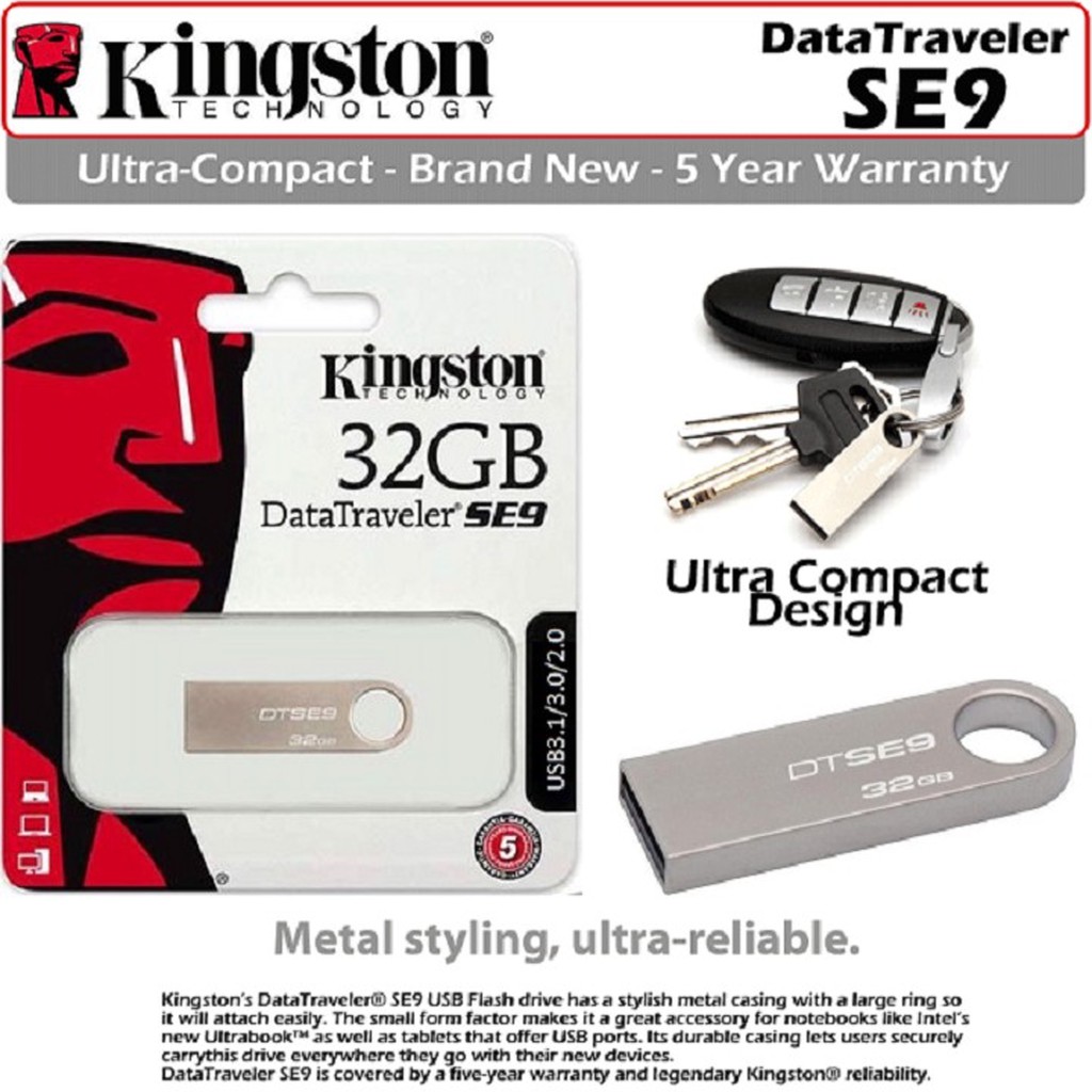 [Hàng chính hãng] USB Kingston - Nhiều dung lượng lựa chọn