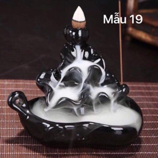 Thác khói trầm hương kèm 10 nụ trầm