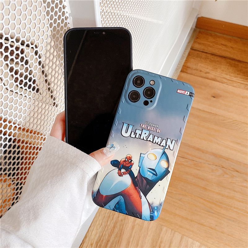 Ốp điện thoại cặp bằng nhựa mềm in hình Ultraman hoạt hình cho iPhone12 mini 11 PRO MAX 7/8plus SE2020 X/XS XR XSMAX | BigBuy360 - bigbuy360.vn