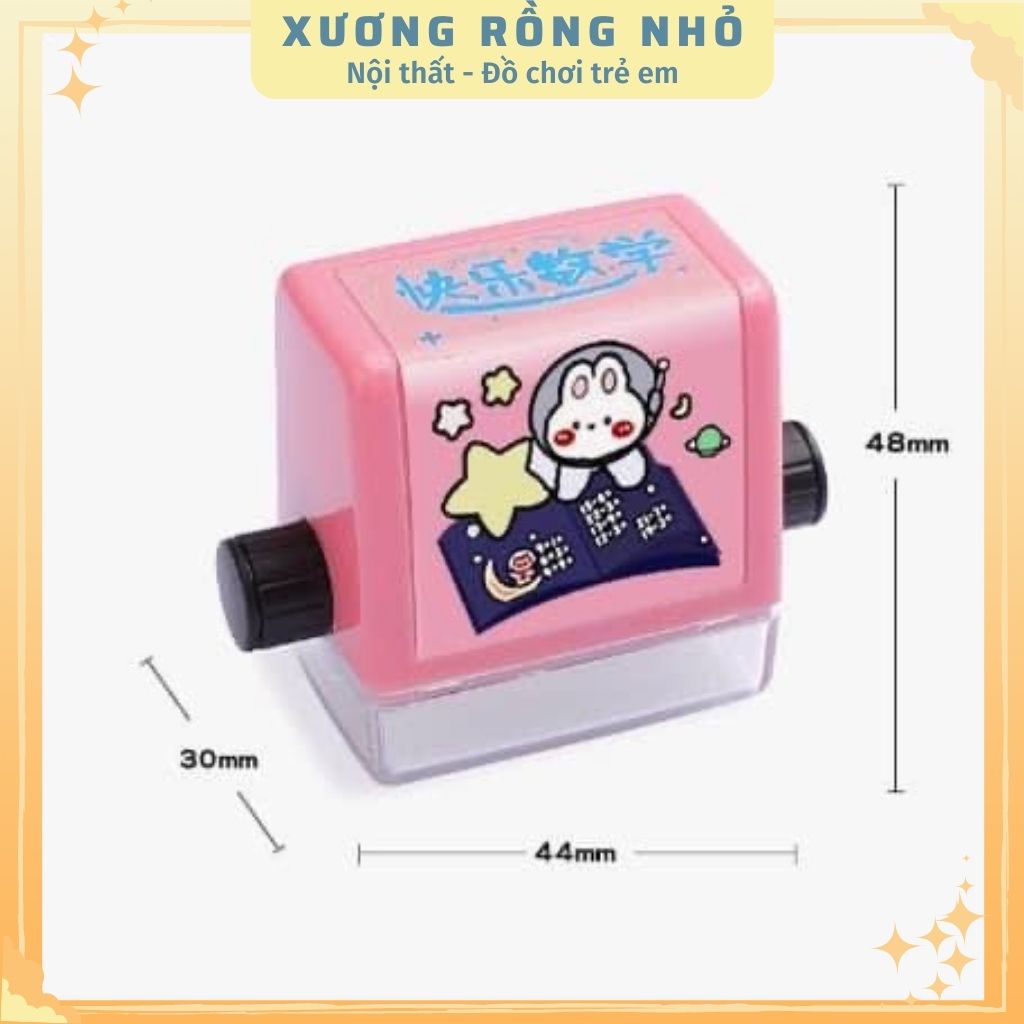 Con lăn toán học, máy tạo, máy in phép tính cộng trừ nhân chia ngẫu nhiên thông minh dành riêng cho bé