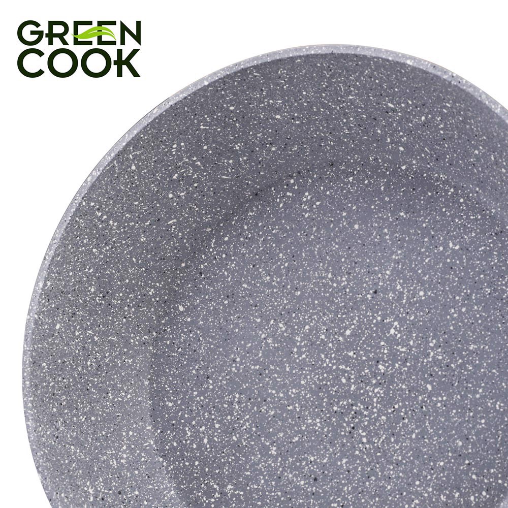 Chảo từ chống dính vân đá sâu lòng Green Cook GCP02