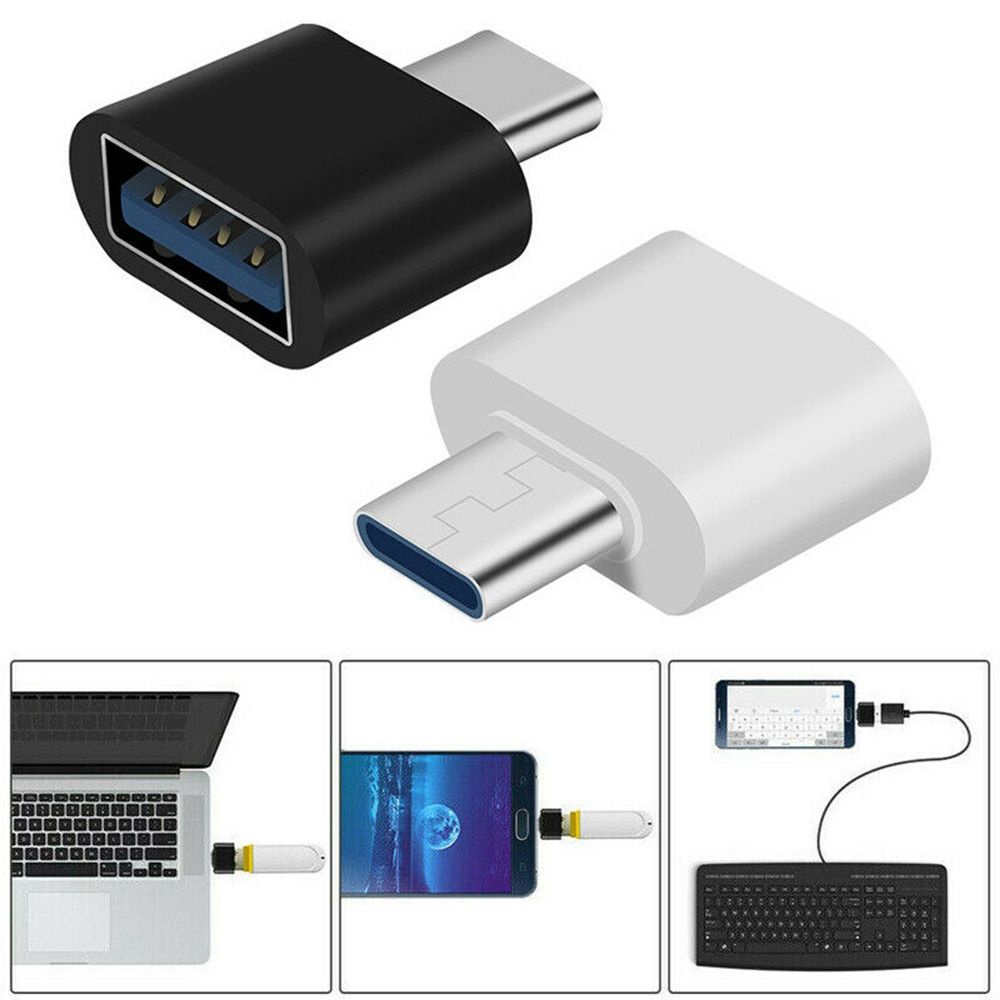 Đầu chuyển đổi dữ liệu OTG Type C sang USB cho Huawei Xiaomi Samsung Android Mini USB-C USB2.0
