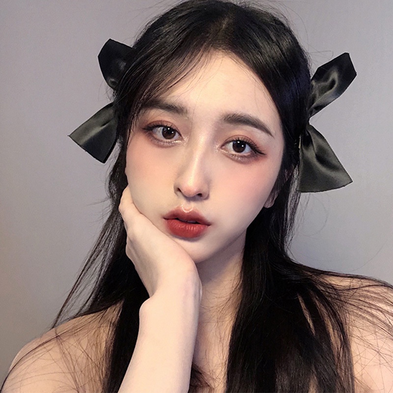 1 Cặp Kẹp Tóc Hình Nơ Vintage Dễ Thương Cho Nữ