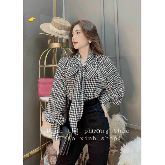 ÁO SƠ MI VOAN CỘT NƠ ( KÈM ẢNH THẬT)