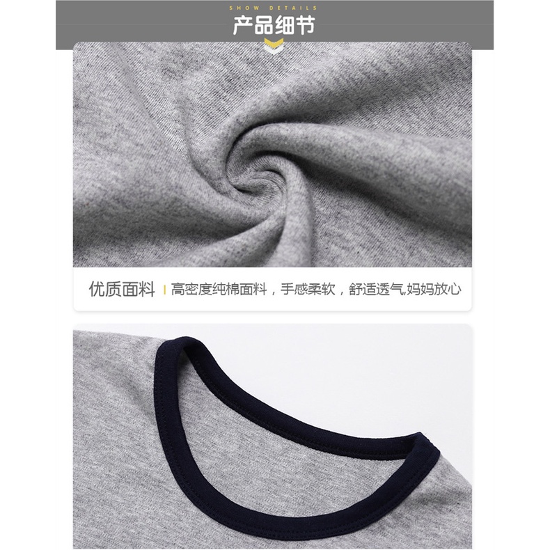 Bộ Đồ Ngủ Tay Dài Chất Liệu Cotton 140cm - 180cm Thời Trang Xuân Thu Cho Nam Nữ