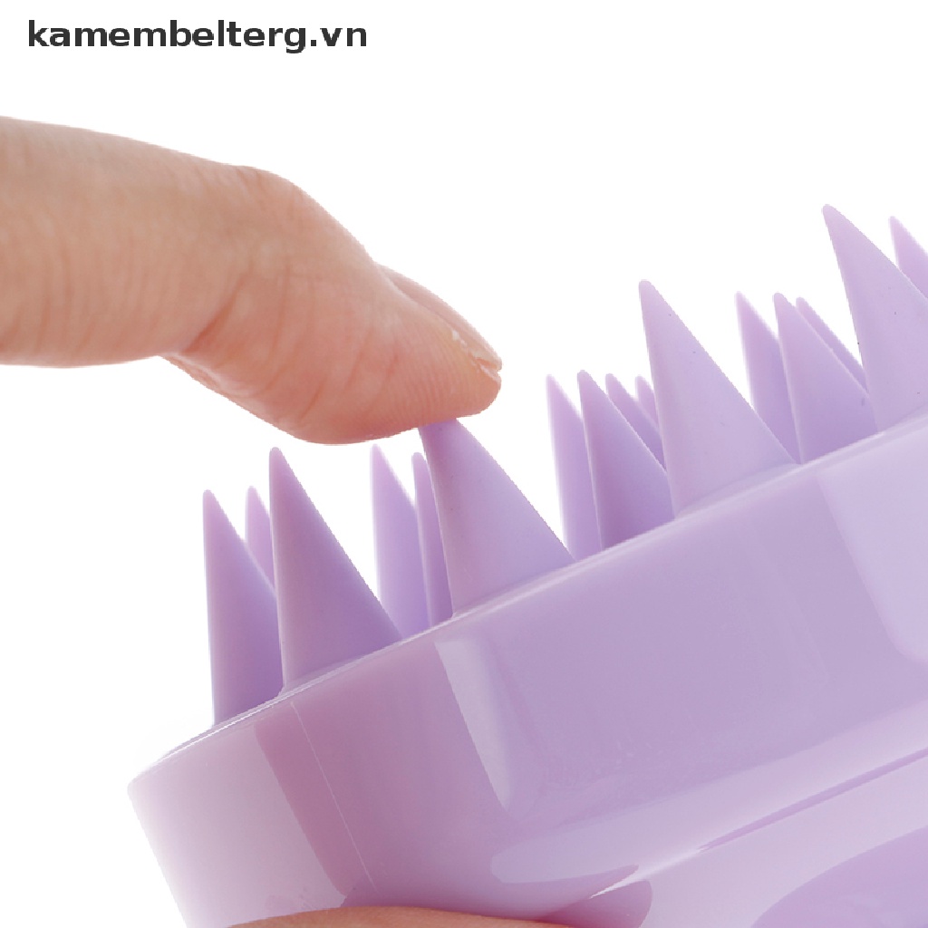 Kk Lược Silicone Mát Xa Da Đầu Khi Tắm Tiện Dụng