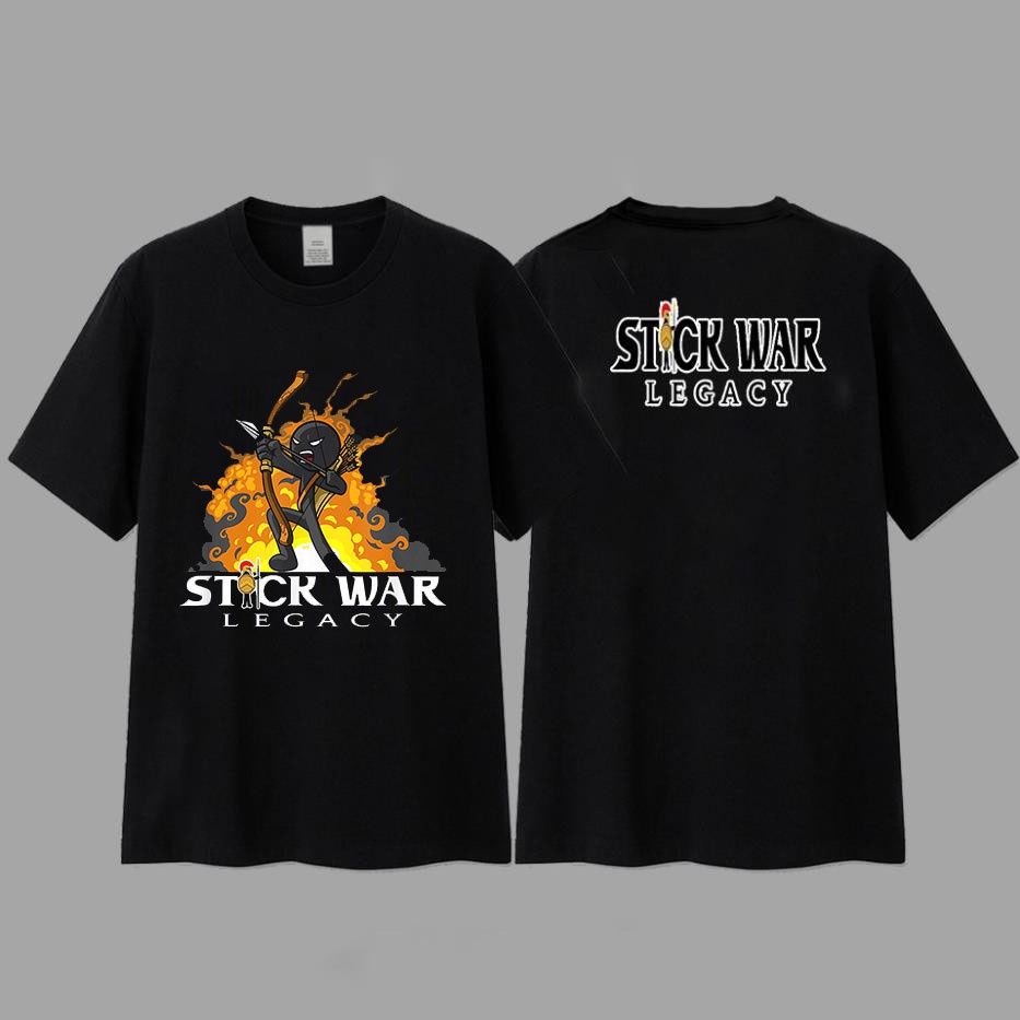 Áo thun cotton nam Stick war legacy mẫu mới chất đẹp