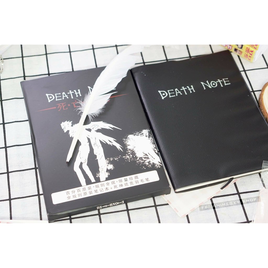 Sổ Deathnote loại lớn kèm hộp và bút lông