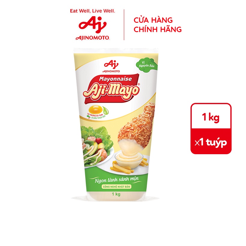 Xốt Mayonnaise AJI-MAYO (1KG/tuýp)