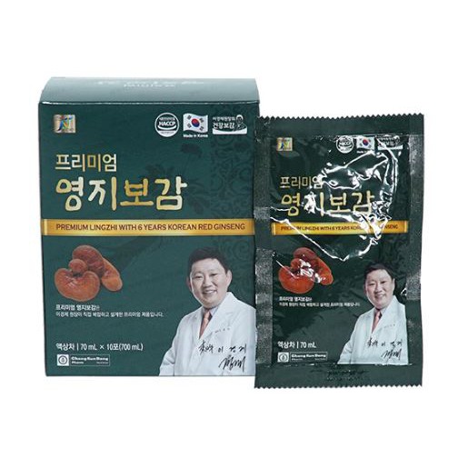 Linh chi và hồng sâm Chong Kun Dang