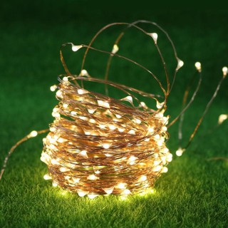 [Hộp pin] 3m/5m/10m đèn LED dây đồng/ Đèn LED Đom Đóm/ Fairy light hộp pin AA Giáng Sinh/ Mery chirsmas/ Tết 2019