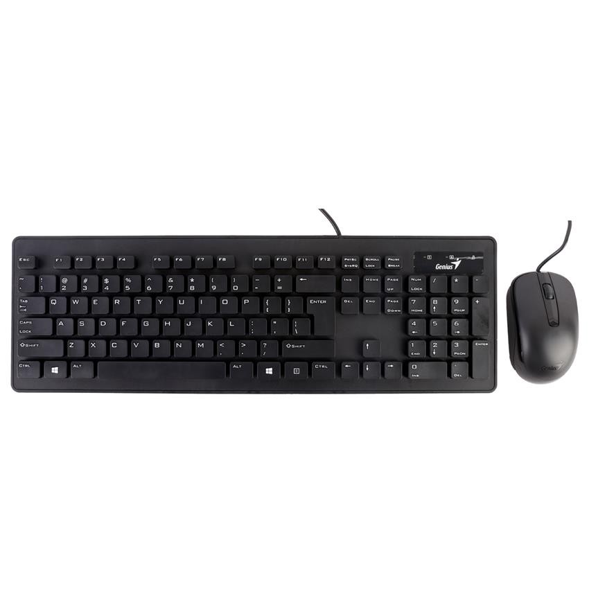 Bộ bàn phím chuột Genius Slimstar C130 - Có dây