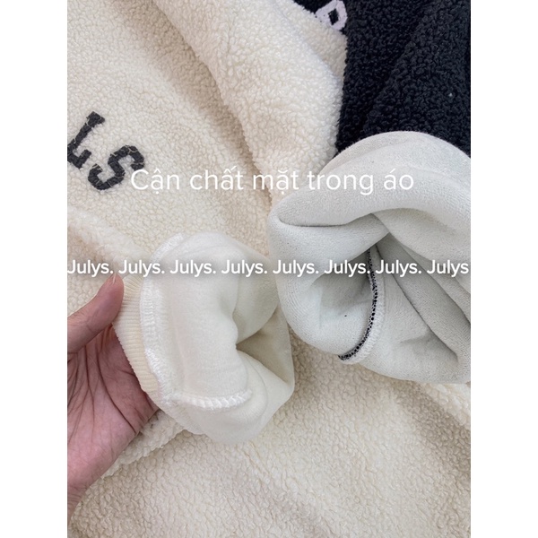 Áo sweater bông lót lông riverwalls (ảnh thật shop chụp kèm video)