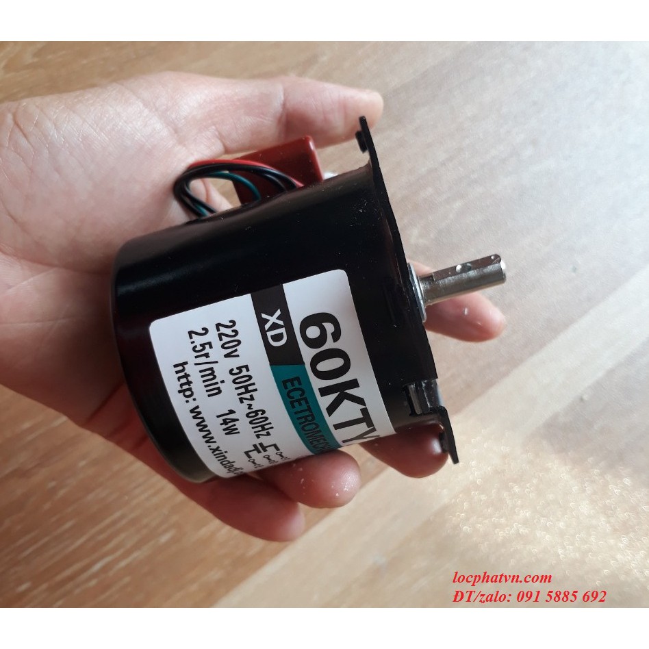 Động cơ đảo trứng - Motor chậm đảo trứng 14W 220V - Motor tốc độ chậm - Máy khoảng 500 trứng - Phụ kiện máy ấp trứng