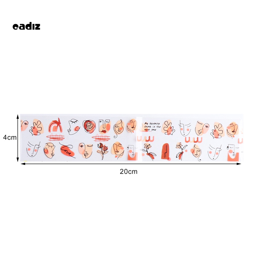 [Hàng mới về] Hình dán trang trí móng chuyển nước nhiều màu sắc đẹp mắt an toàn tiện dụng cho salon