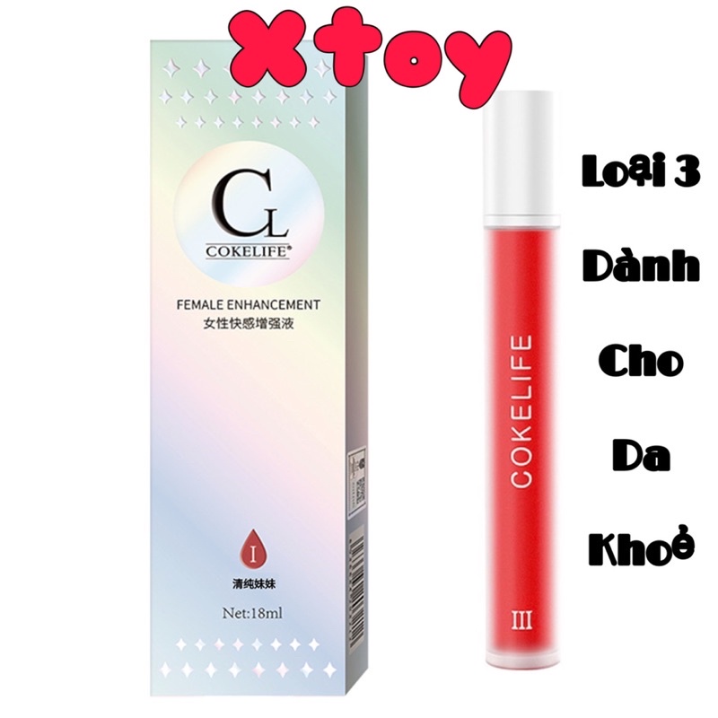 Gel Huyết Thanh Cokelife Female enhancement - Tăng khoái cảm cho nữ 18ml - Mẫu số 3