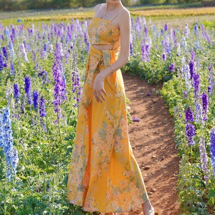 Đầm hai dây dáng ôm thời trang mùa hè ngọt ngào dành cho nữ