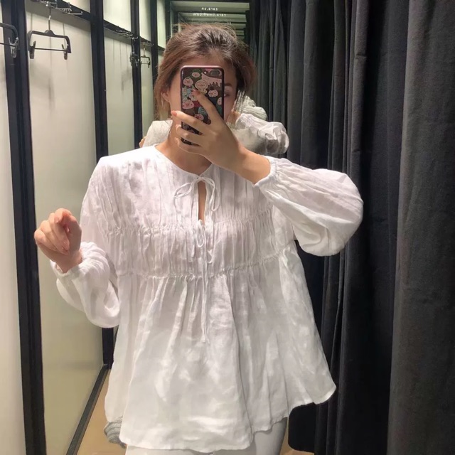 Order áo sơmi babydoll zara