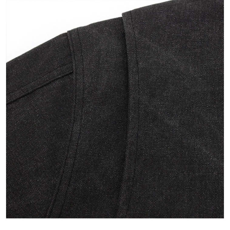 ⚡️⚡️Áo khoác FEAR OF GOD 7TH / Black Canvas Work Jacket - Jacket  FOG/ jacket essentials