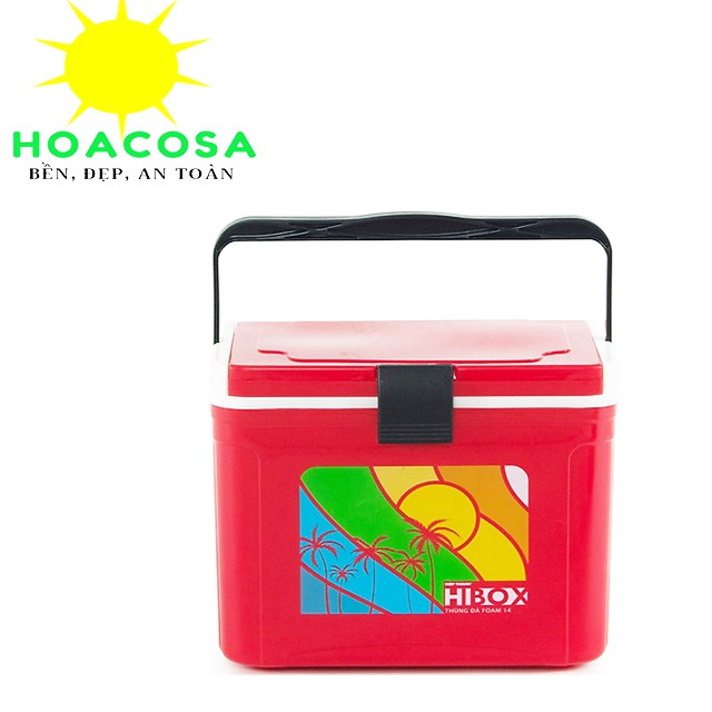 Thùng đá mini 14 Lít (14L)- Hibox Nhựa Hiệp Thành - PU Foam, Thanh Lịch, Giữ Lạnh Tốt-Đồ Gia Dụng Hoacosa