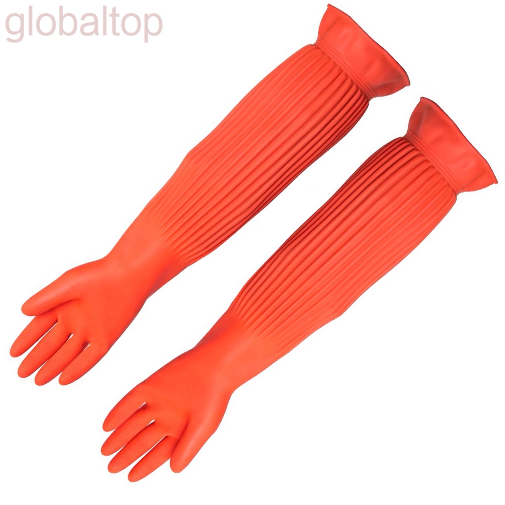 Găng Tay Cao Su Dài 56cm Chống Thấm Nước Đa Năng tiện dụng để rửa chén