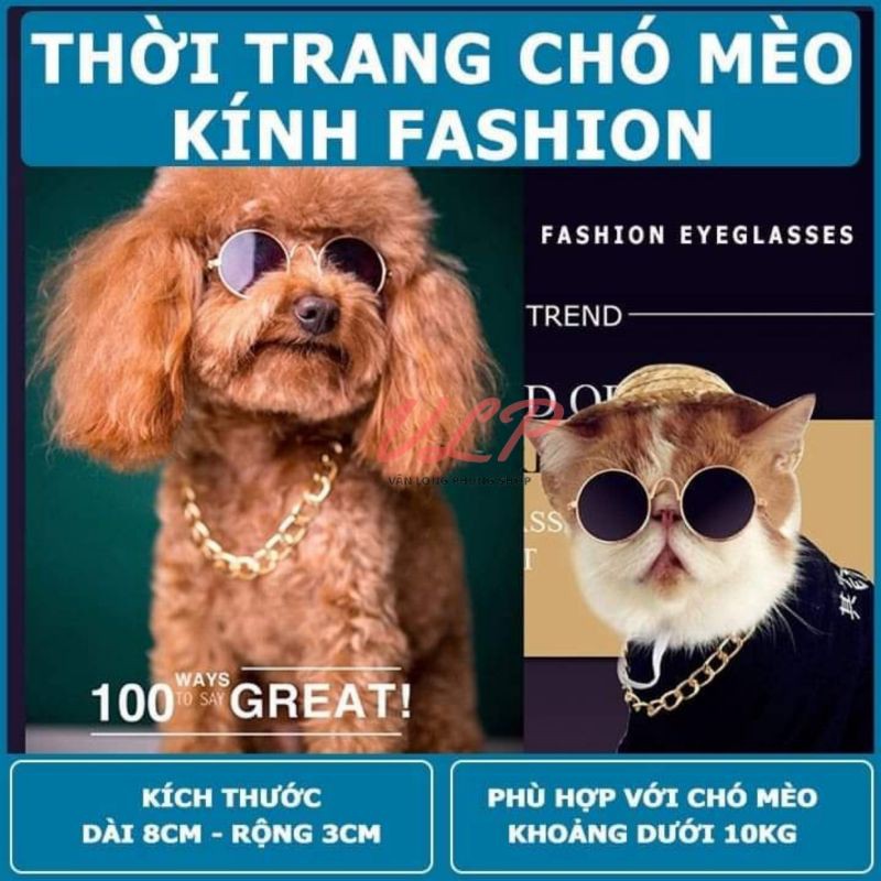 KÍNH MÁT THỜI TRANG CHO THÚ CƯNG / CHÓ / MÈO