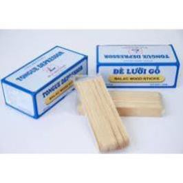 Hộp 100 cây đè lưỡi gỗ chưa tiệt trùng BaLac