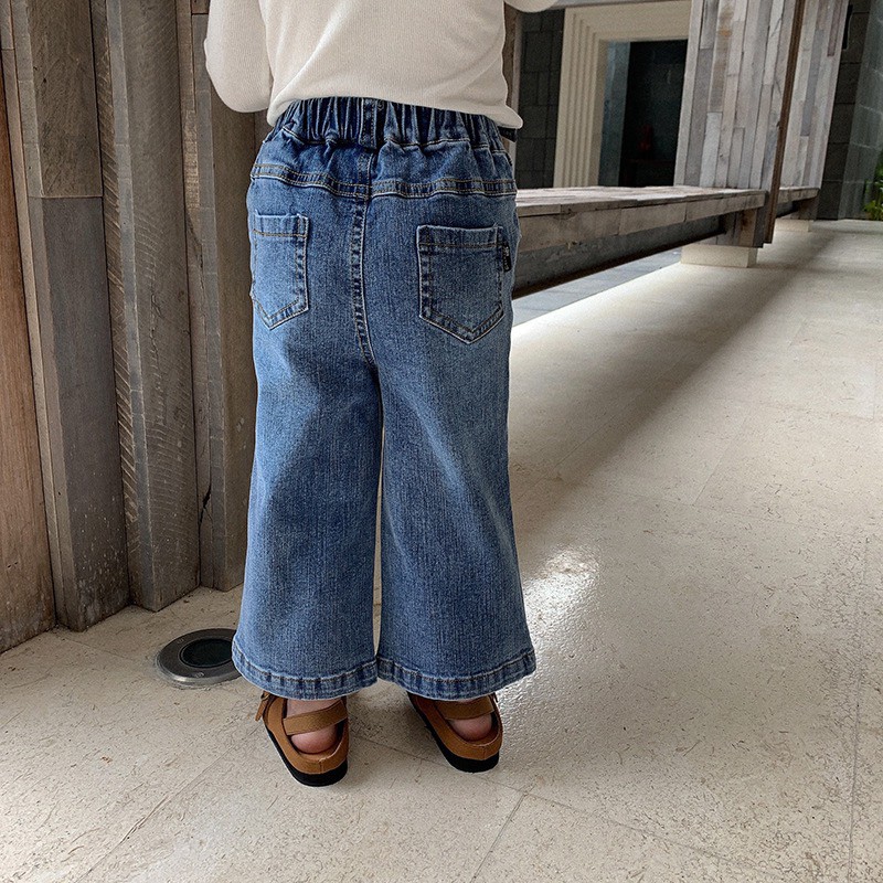 [Q097] Quần jean ống rộng 3 cúc sz 80-130