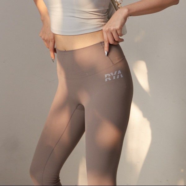 Quần tập yoga/thể thao lưng cao RYACTIVE - RYA Legging Brown