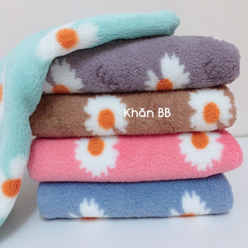 [ SIÊU RẺ ] SET 4 khăn mặt mềm mại thấm hút tốt