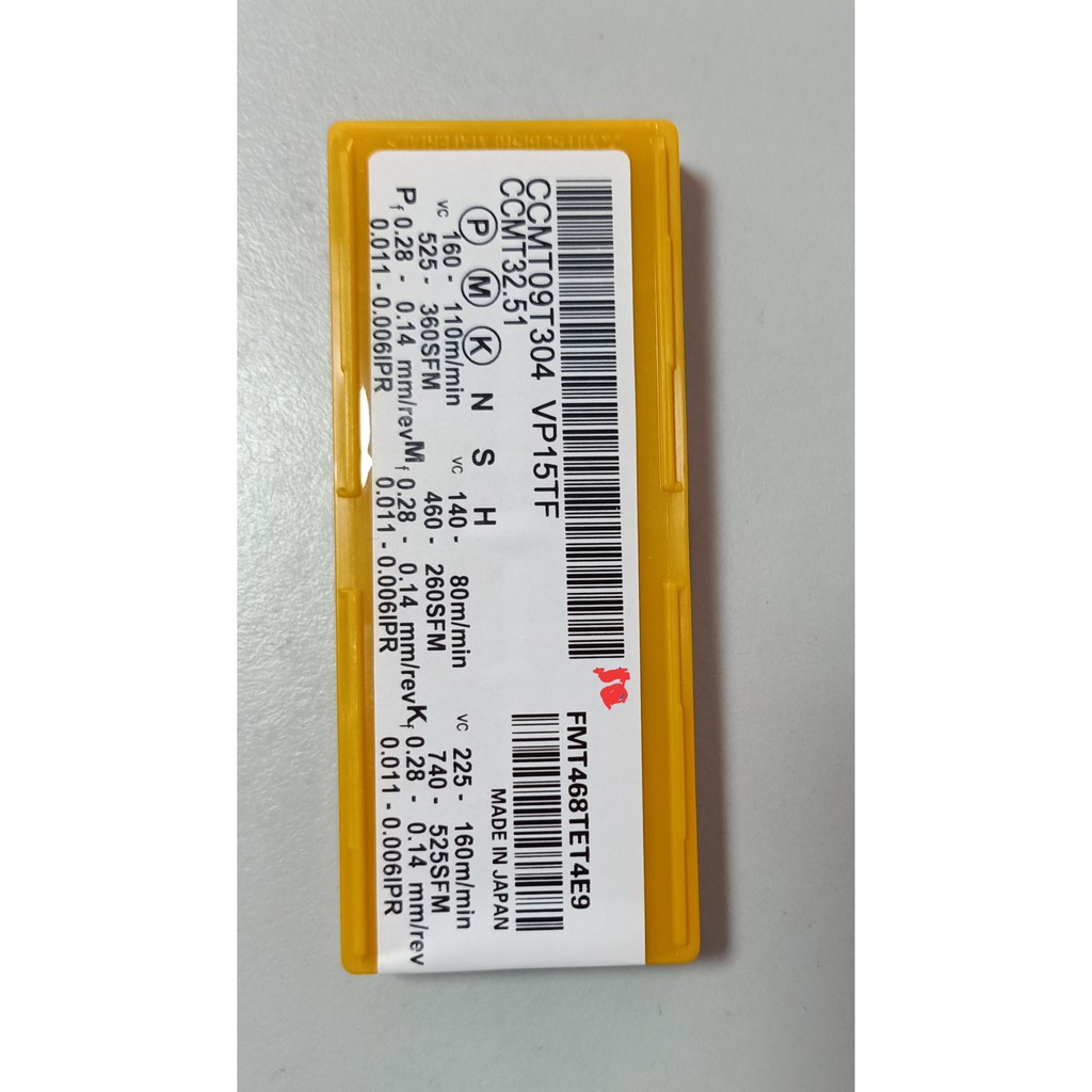 Mảnh dao tiện  CCMT09T304, CCMT09T308 - VP15TF  MITSUBISHI tiện thép, inox, đồng.
