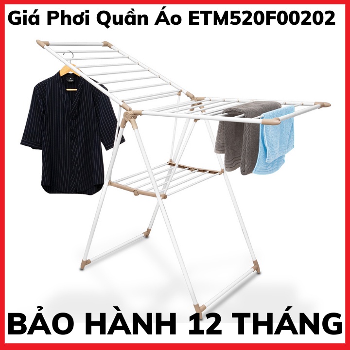 Giá Phơi Quấn Áo Gấp Gọn Inox Gấp Gọn Lock Lock-Chắc Chắn-Tiện Lợi-Chịu Lực Tốt