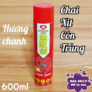 Chai xịt muỗi - côn trùng NUMBER ONE  600ml_KK0128