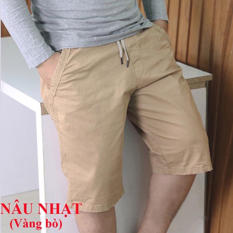 Quần Sọt Nam Lưng Thun Chất Kaki  LD94