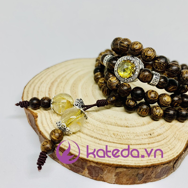 HÀNG CHUẨN Vòng trầm hương sánh chìm 6li 108 hạt mix charm bạc theo màu . ( 10 Set màu cho quý khách lựa chọn ).