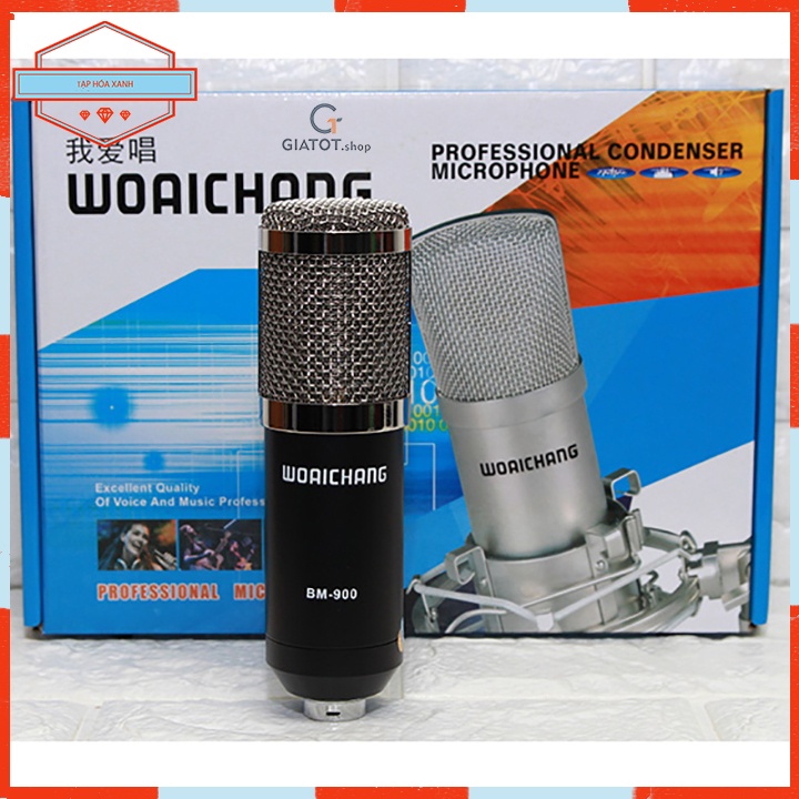 [Mã ELHACE giảm 4% đơn 300K] Micro Thu Âm BM-900 Cao Cấp Mic Hát Karaoke Livestream Đa Năng