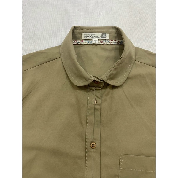 Áo sơ mi tay dài vải kate lụa mềm màu cafe Nino.maxx  - Thanh lý vnxk