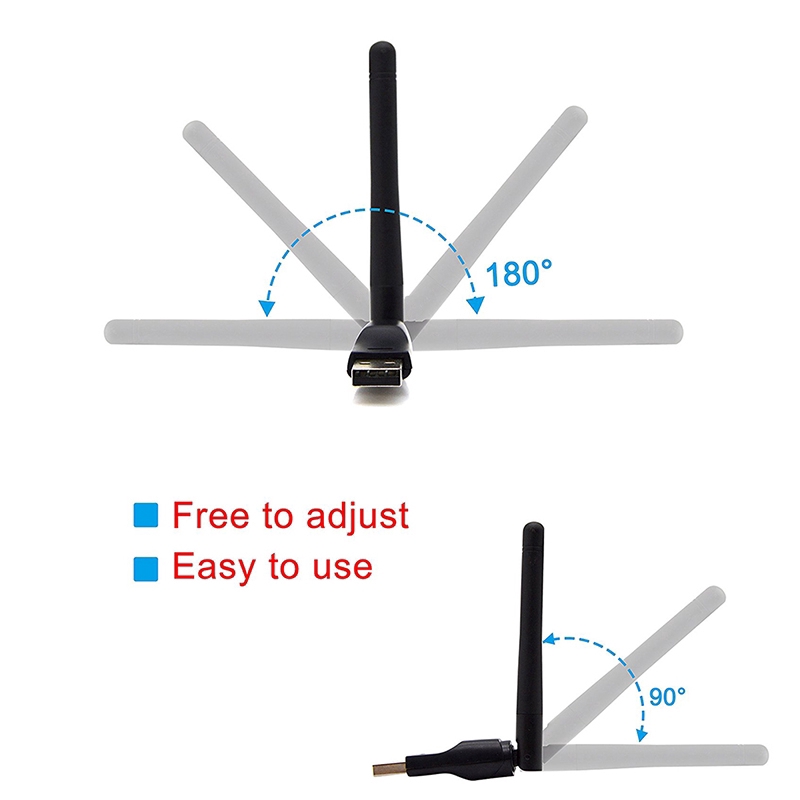 Bộ thu chuyển đổi thẻ mạng LAN không dây mini USB WiFi 150Mbps RT5370 | BigBuy360 - bigbuy360.vn