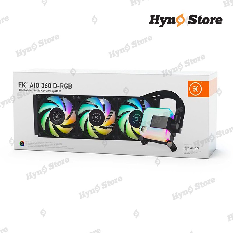 Tản nhiệt nước AIO EK 360 hiệu suất cao led ARGB sync main Hyno Store