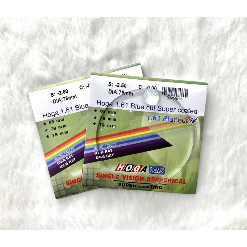 Tròng kính Hoga 1.61 Blue cut