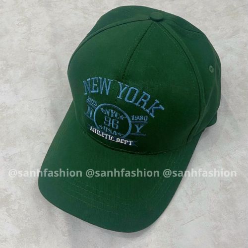 Mũ lưỡi trai thêu hình chữ NewYork 96 Nón kết chất kaki cao cấp thời trang form unisex nam nữ _ SÀNH FASHION