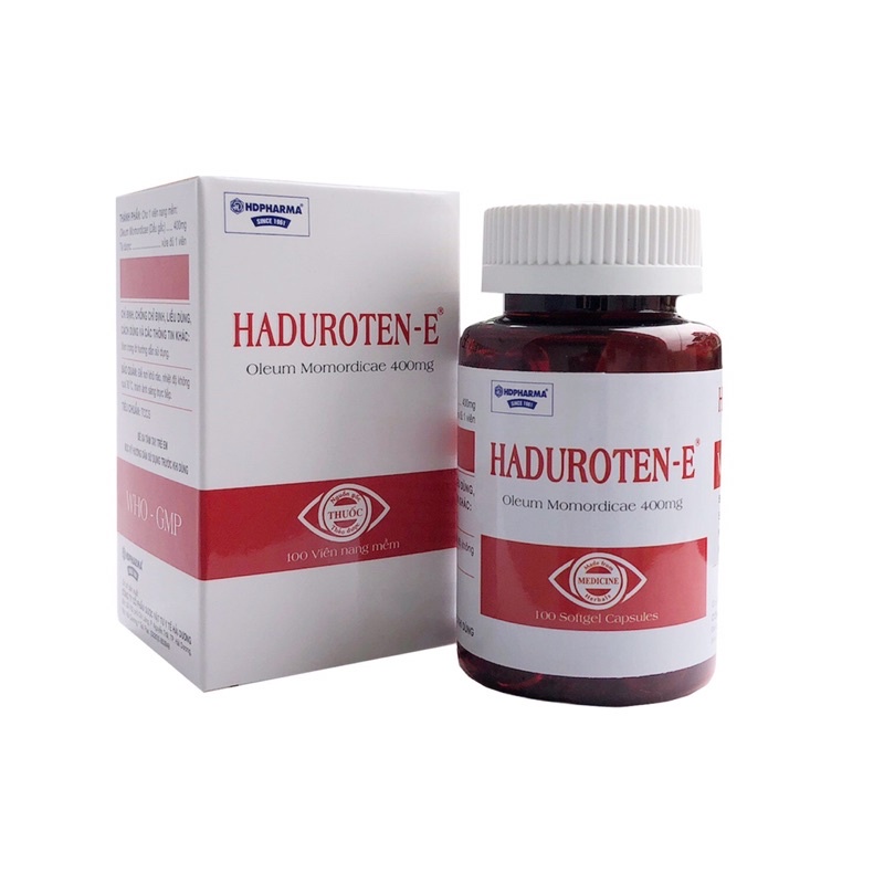 Dầu Gấc 400 Haduroten sáng mắt đẹp da chống lão hóa