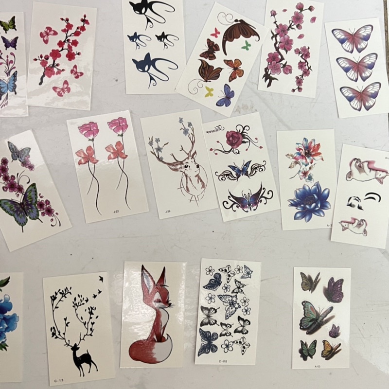 Set 30 tấm hình xăm dán giá 70k