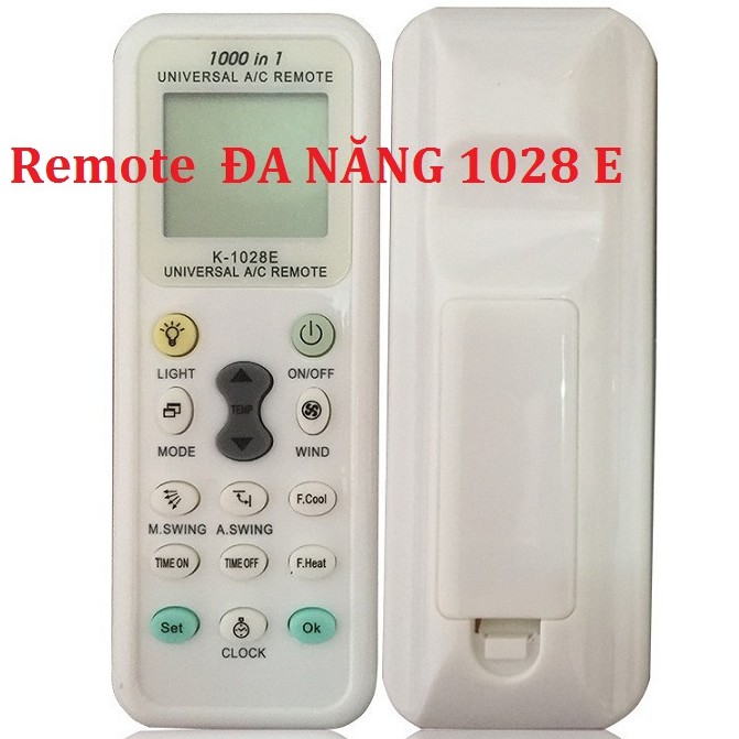 Remot điều khiển điều hoà đa năng 1028 - Remote máy lạnh đa năng