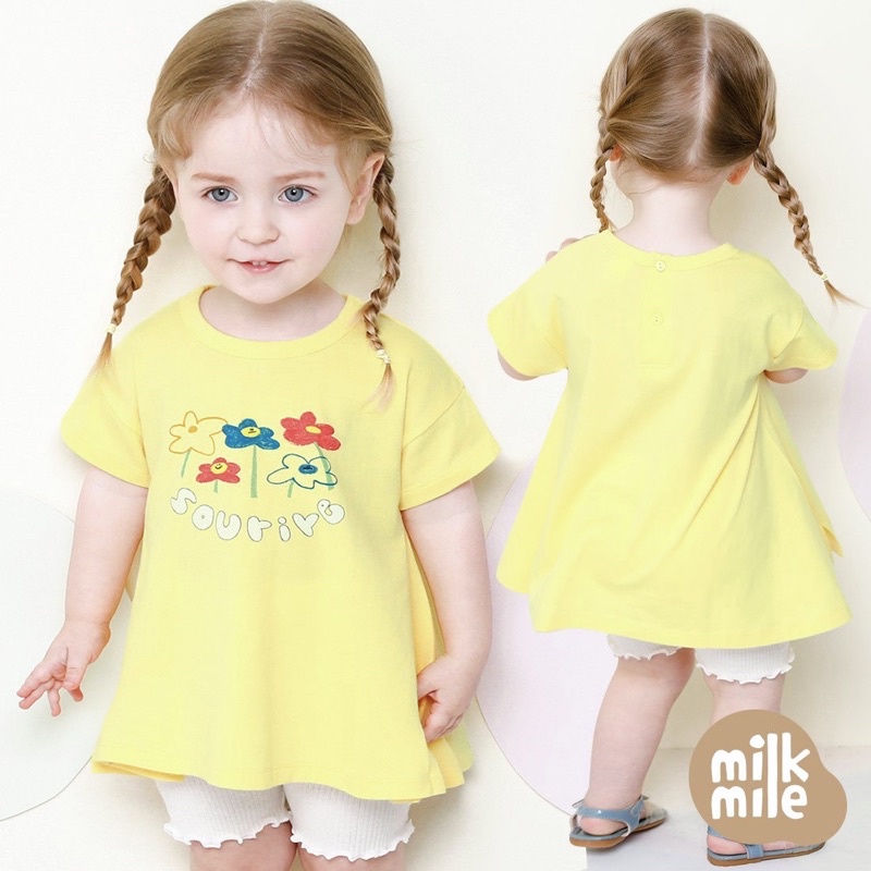 Set áo váy-legging MilkMile xuất Hàn dư xịn bé gái