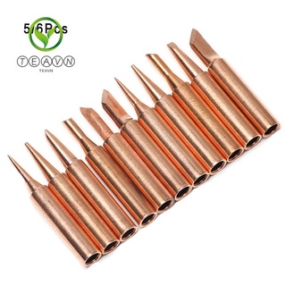 Set 5 hay 6 mũi hàn sắt đồng không chì SK/K/3C/2.4D/B/I I/B/K/3C/2.4D cho trạm hàn 936/937/938/969/8586 r 900M-T
