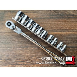 🇯🇵Made in Japan🇯🇵 Bộ cần siết ốc tự động Nhật Bản 1/2” đầu gật gù Tone RH4FH