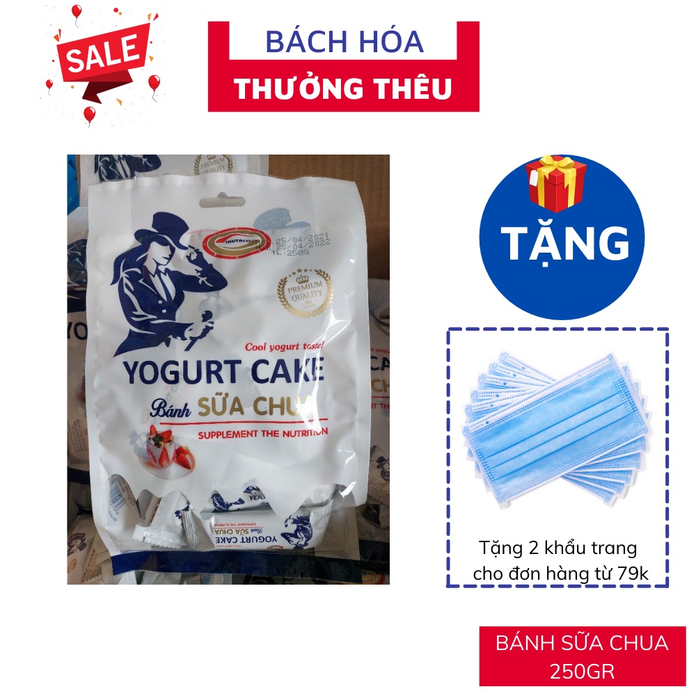 Bánh sữa chua Trutaco gói 250gr