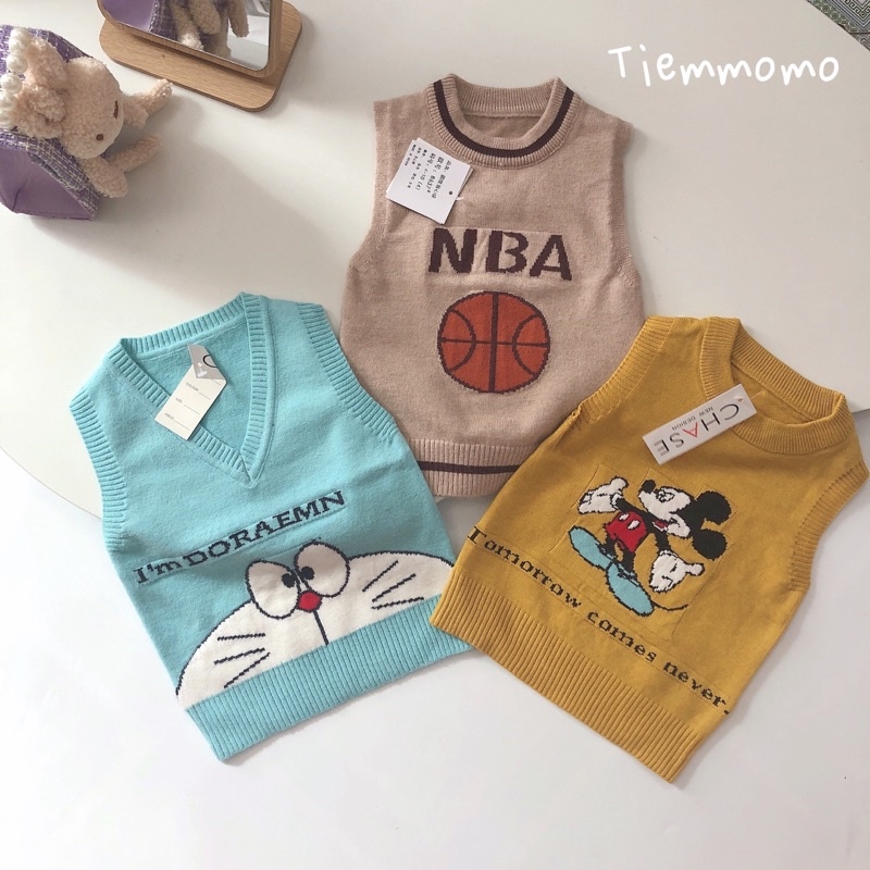 ÁO GILE LEN CHO BÉ TRAI QC CHẤT SIÊU ĐẸP