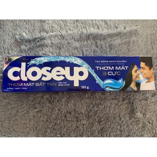 Kem đánh răng Closeup thơm mát 3 cực 180g